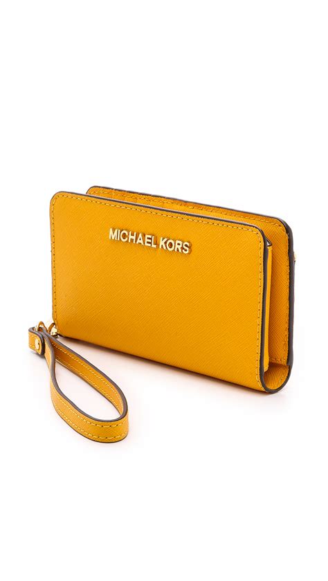 michael kors jet set slim wallet|michael kors oversized wallet.